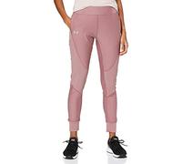 Under Armour Qualifier Speedpocket Pantaloni Donna, Rosa Silenzioso/Rosa rifrangente (662), SM