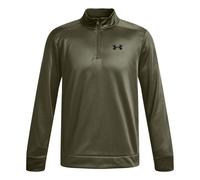 Under Armour Quarter Half-Zip Manica Lunga Uomini in oliva