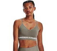Under Armour Reggiseno Lungo Senza Cuciture a Basso Impatto, Sportivo Donna, Grove Verde / / Bianco, XS