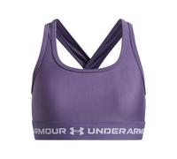 Reggiseno sportivo Under Armour Crossback da ragazza Porpora Luxe / Bianco YLG (149 - 160 cm)