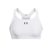 Under Armour Hg Armour High Support Sports Top Bianco S Donna
