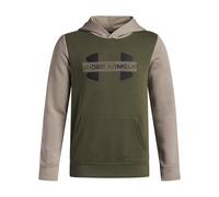 Under Armour UA Rival Flc Cblck Grphc HD Felpe con cappuccio M Verde