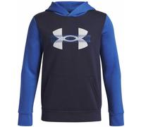 Under Armour Rival Fleece Colorblock Graphic Jr - felpa con cappuccio - ragazzo YM Dark Blue/Blue junior