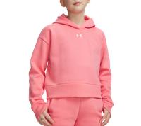 Under Armour Rival Fleece Crop Felpe con cappuccio XL Rosa