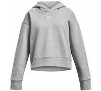 Felpe con cappuccio Under Armour UA Rival Fleece Crop Hoodie-GRY 196883851287 in taglia YSM EU