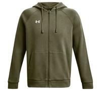 Felpa con cappuccio Under Armour Rival Fleece Full-Zip da uomo Marine OD Verde / Bianco XXL
