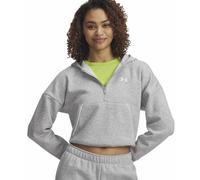 Under Armour Rival Fleece Piped W - felpa con cappuccio - donna L Grey woman