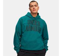 Under Armour Felpa con cappuccio Rival Graphic leggera Uomo Verde S