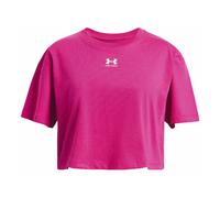 Under Armour Maglia a Maniche Corte UA Rival per Ragazze, Fucsia sfumato / / Bianco, L