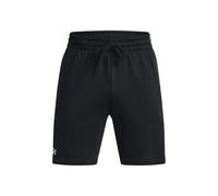 Pantaloncini da allenamento Under Armour Rival Fleece da uomo, nero/bianco (L)