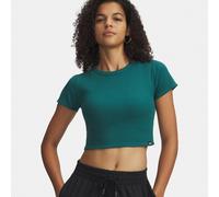 Under Armour Rival Rib Baby Short Sleeve T-shirt Verde S Donna