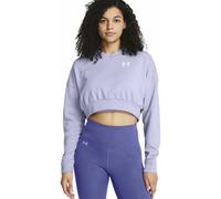 Under Armour Rival Terry Crop W - felpa - donna S Purple woman