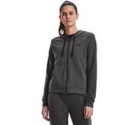 Felpa da tennis da donna Under Armour Women's UA Rival Terry Full-Zip Hoodie - jet gray/black S