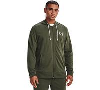 Felpa Under Armour Rival Terry Full-Zip da uomo Marine OD Verde / Onyx Bianco XL
