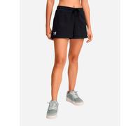 Under Armour Rival Terry Pantaloncino Attillato Donna in nero