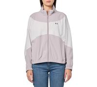 Under Armour Rival Woven Jacket Giacca, (009) Grigio Alba/Materia Grigia/Nero, Small Donna