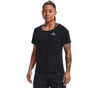 Under Armour Rush Energy Core Damen-Laufshirt Trainings-Top Fitness Yoga Nero