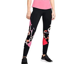 Under Armour Rush Wild Ghette Ghette da Donna, Donna, Black/Beta/Black, XS