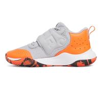 Under Armour Scarpe da basket per bambini Grade School Zone 2, (011) Mod Grigio/Ares Rosso/Nero, 6.5 Big Kid