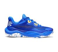 Under Armour Scarpe da ginnastica da uomo Curry Splsh24, Blu Arancione Bianco, 45 EU