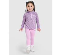 Under Armour Set Top 1/4 Zip/Leggings UA Tech Neonato Bambina, viola 12-18M