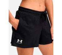 Under Armour Pantaloncini UA Rival Terry - Nero/Bianco - SM