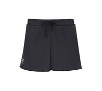Under Armour Rival Terry Pantaloncino Attillato Donna-Nero in nero, Taglia: S