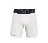 Under Armour Shorts Sportivi HeatGear Compression Bianco Uomo L