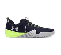 Under Armour Sneaker Tribase Reign 6 Uomo, Blu Navy/Verde Morph/Bianco, 42 EU