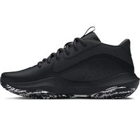 Under Armour Sneaker Unisex per Bambini con Logo Lockdown 7, (004) Nero/Nero/Argento Metallizzato, 4.5 Big Kid