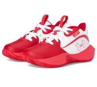 Under Armour Sneaker unisex per bambini pre-scuola Lockdown 7, (104) Bianco/Rosso/Rosso Racer, 13 Little Kid