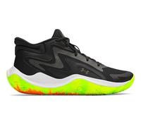 Under Armour Sneaker Unisex UA Jet '25, Nero Nero Metallico Nero, 16 UK