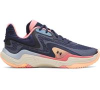 Scarpe da basket Under Armour Spawn 7 unisex Blu Calm / Sun Kiss / Washed Blu Marino 43