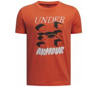 Under Armour Split Big Logo Jr - T-shirt - ragazzo YXL Orange junior Recycled Polyester