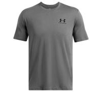 Under Armour - Sportstyle Left Chest S/S - Maglia funzionale L - Regular grigio