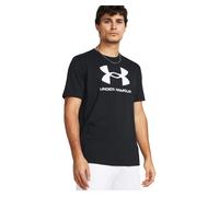 Under Armour Maglietta da Uomo UA Sportstyle Logo Update SS, Nero / / Bianco, L