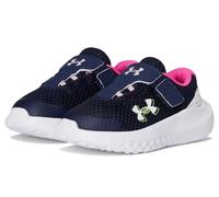 Under Armour Surge 4 - Tennis da corsa con chiusura alternativa, (410) Midnight Navy/Rebel Pink/White, 16.0 cm