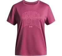 Maglietta da bambino Under Armour Tech Varsity Graphic SS Dimensione per bambini: 160-164 / Colore: rosa/porpora