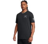 Under Armour - T-shirt da uomo con logo Freedom Tac, colore nero (001), taglia: M