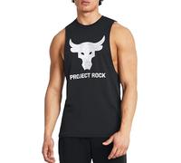 Under Armour T-shirt da uomo Project Rock Brahma Bull Tank Top 1373787, Nero - 004, S