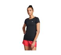 Under Armour T-Shirt Donna Tech Mesh SS, Nero / / Bianco, L
