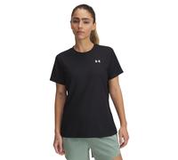 Under Armour T-Shirt Tech Rib Black/White da Donna M Nero