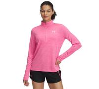 Under Armour Tech 1/2 Zip Twist - Super Pink / / Bianco - SM