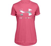 Under Armour Tech Graphic Big Logo SS T-Shirt Magliette YXS Rosa