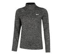 Under Armour Tech Half-Zip Twist Manica Lunga Donna-Nero in nero, Taglia: S