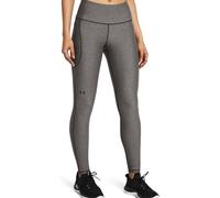 Under Armour Leggings Tech HiRise - HeatGear, vita alta, fascia antiscivolo - Grigio XL
