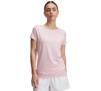 Maglia a maniche corte HeatGear® Armour da donna Prime Rosa / Bianco M