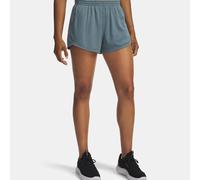 Under Armour Tech Play Up Mesh Pantaloncini Donna-grigio-blu in grigio-blu