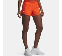 Shorts Under Armour Tech™ Play Up da 8 cm (3") da donna Arancione Base / Surplus Arancione / Bianco XS