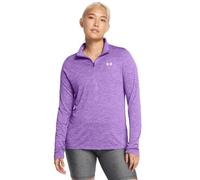 Under Armour Tech Twist Quarter Zip Donna, (525) Lavish / / Bianco, X-Large